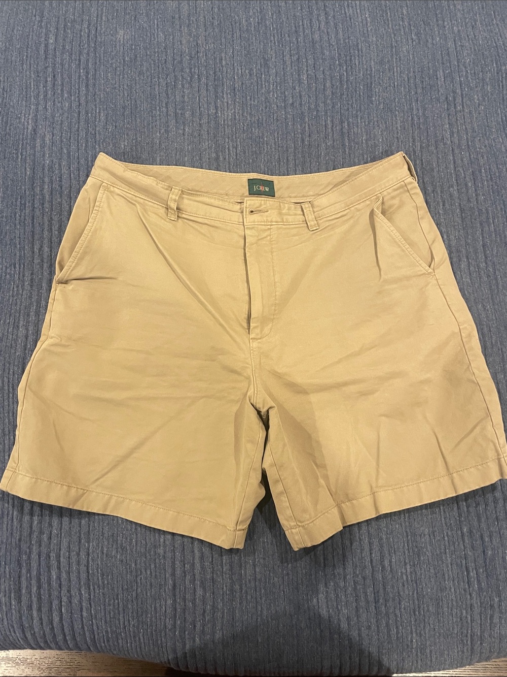 J. Crew Men’s Flat Front Tan Shorts